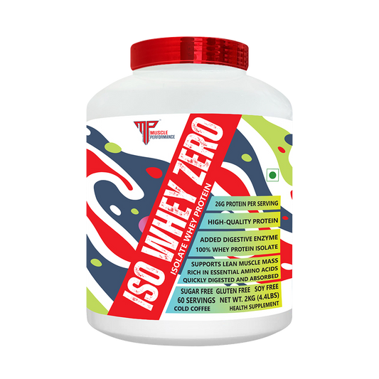 MUSCLE PERFORMANCE ISO WHEY ZERO 2KG (4.4LBS) - MUSCLE PERFORMANCE