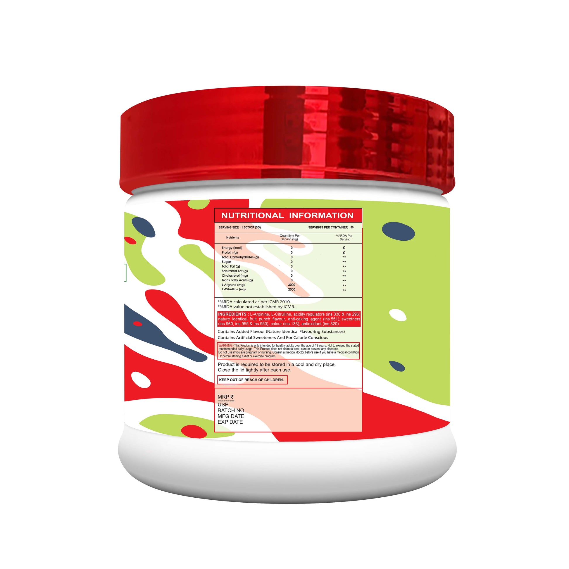 MUSCLE PERFORMANCE N.O.BOOSTER  250g - MUSCLE PERFORMANCE