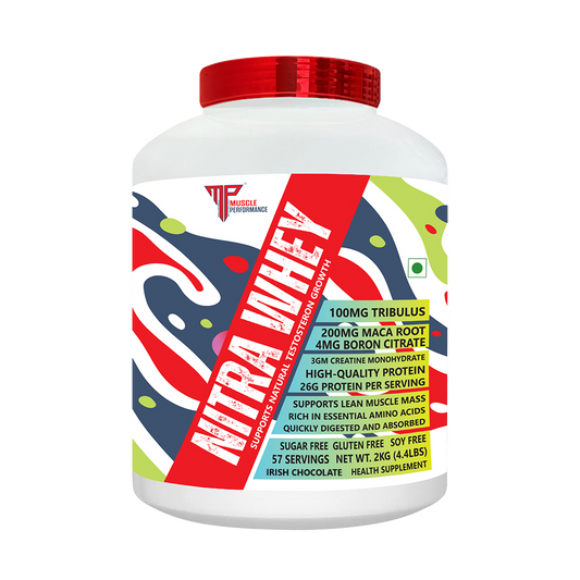 MUSCLE PERFORMANCE NITRA WHEY  PROTEIN 2KG 4.4LBS - MUSCLE PERFORMANCE
