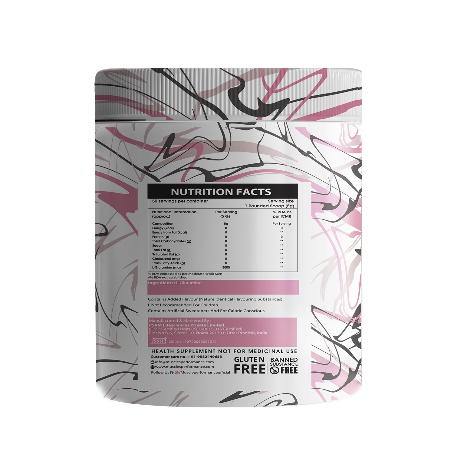 Muscle Performance L-Glutamine Serving 250g - Muscle Performance