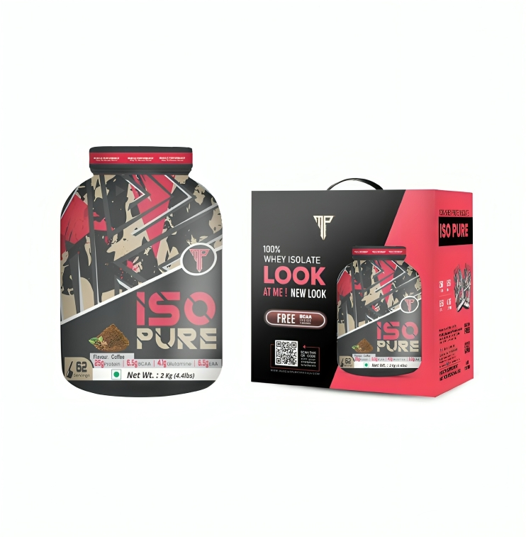 Muscle Performance iso Pure Whey Protein Isolate, 2kg 4.4lbs 62 Servings - Muscle Performance