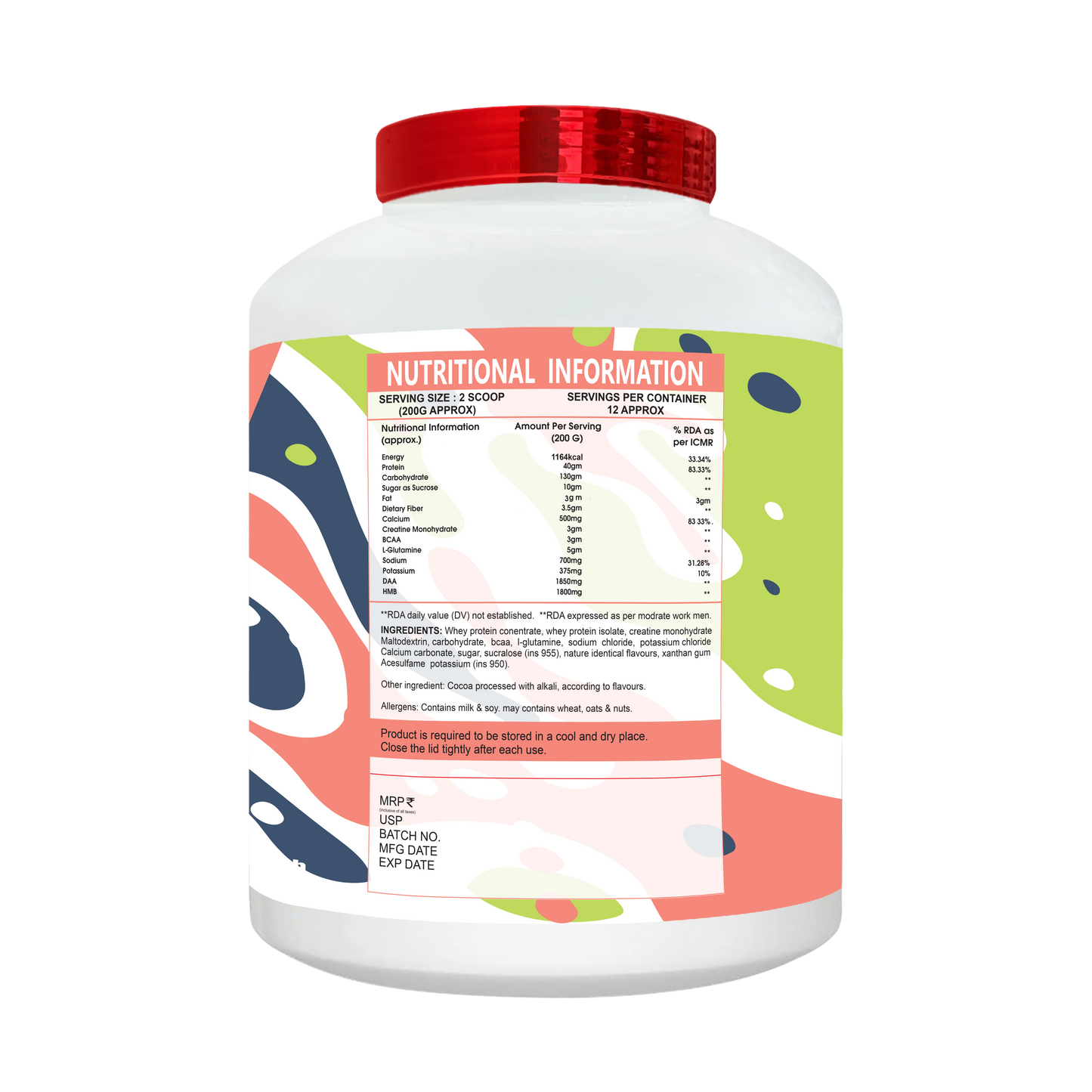 MUSCLE PERFORMANCE ANABOLIC GAINZ 2.5KG - MUSCLE PERFORMANCE