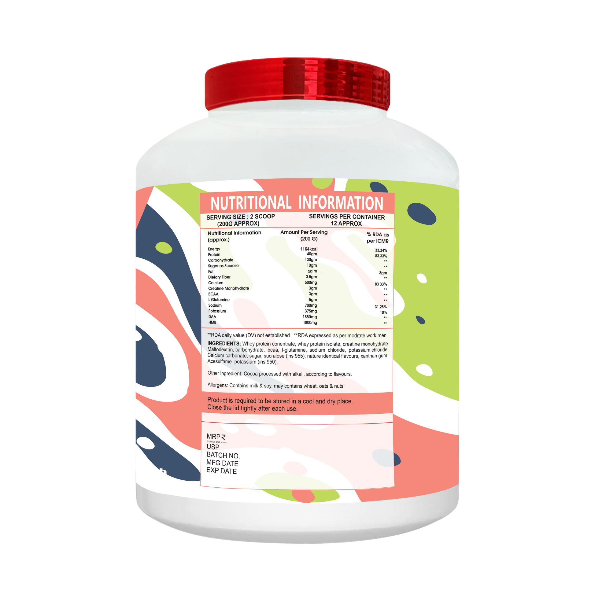 MUSCLE PERFORMANCE ANABOLIC GAINZ 2.5KG - MUSCLE PERFORMANCE