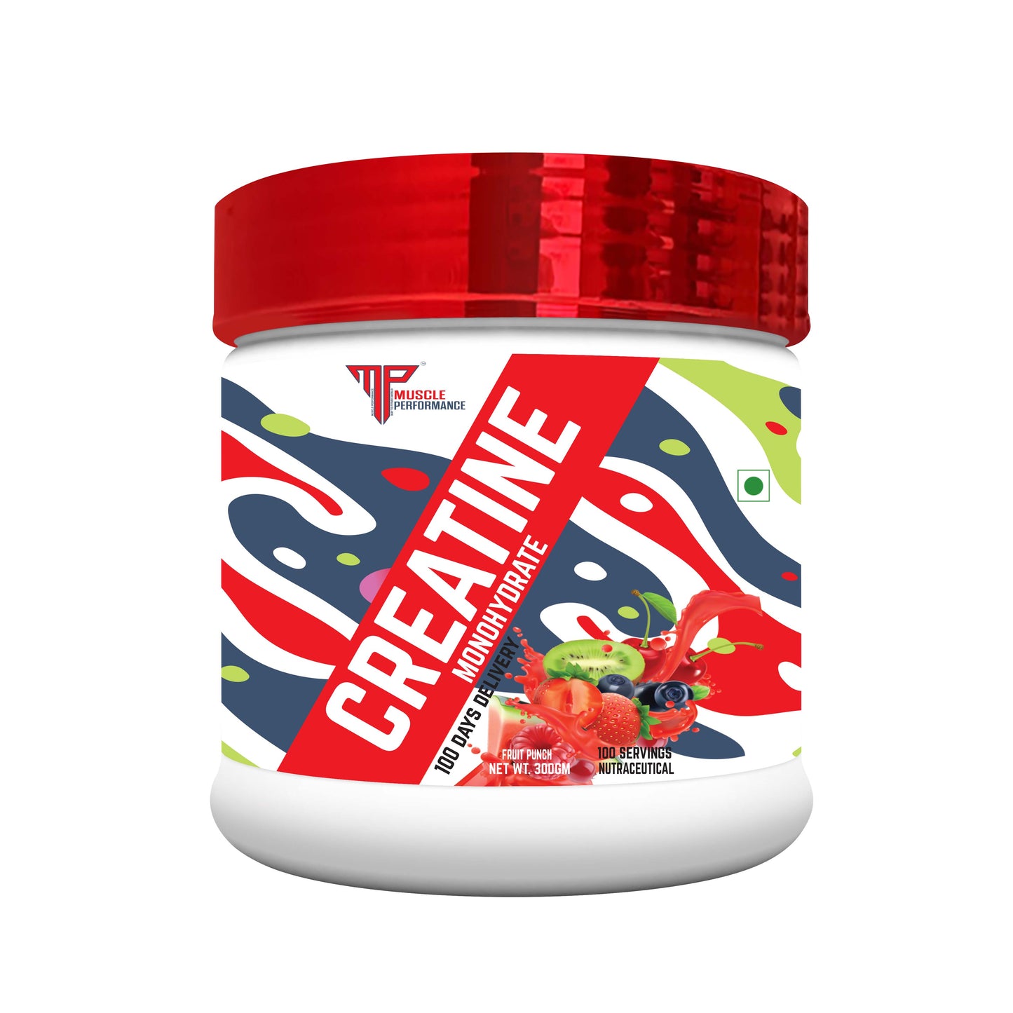 MUSCLE PERFORMANCE CREATINE MONOHYDRATE 300G, 100 SERVINGS - MUSCLE PERFORMANCE