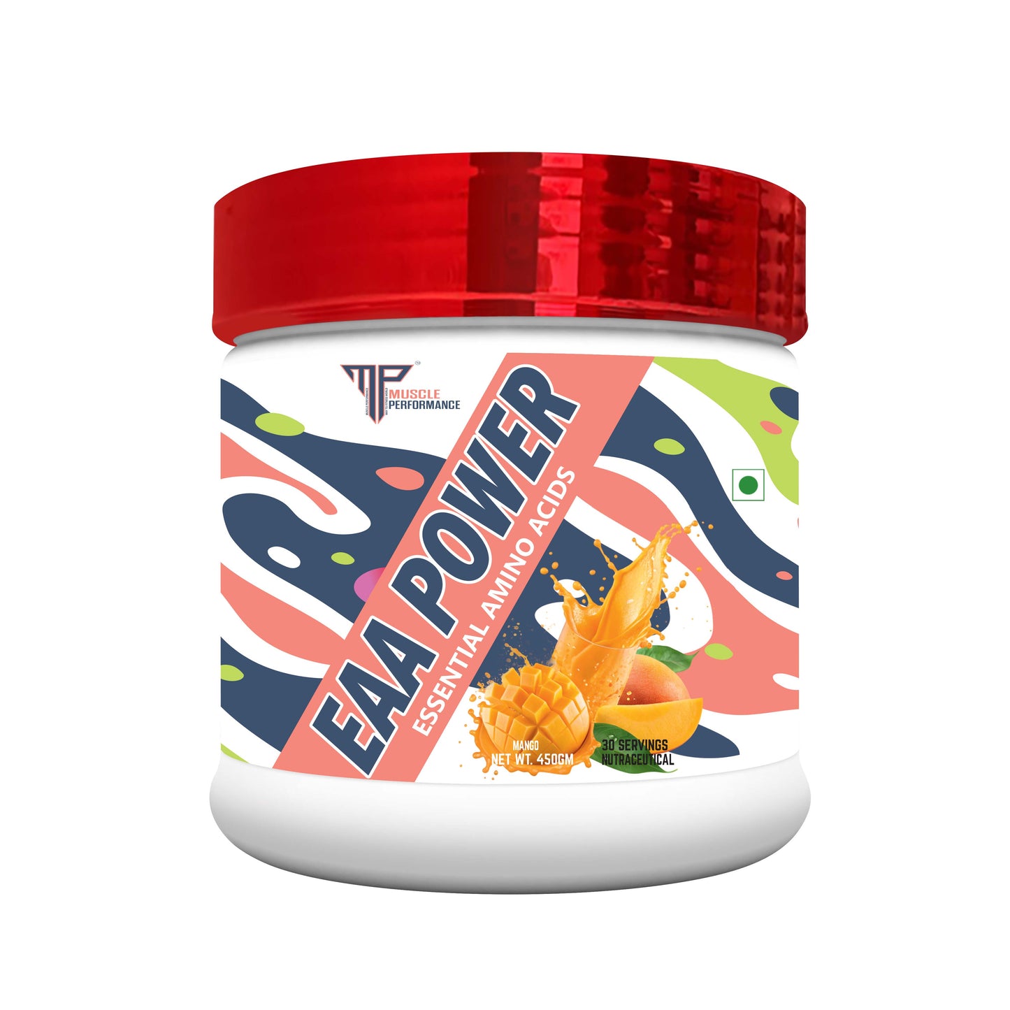 MUSCLE PERFORMANCE EAA POWER 450G, 30 SERVINGS - MUSCLE PERFORMANCE