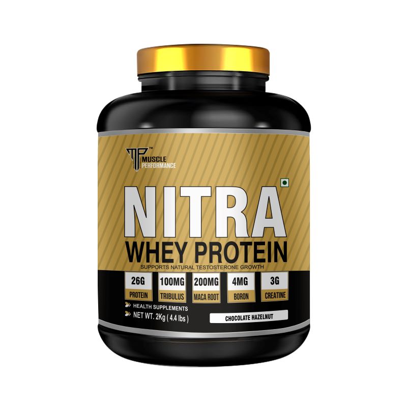 Muscle performance Nitra Whey  Protein 2kg 4.4lbs
