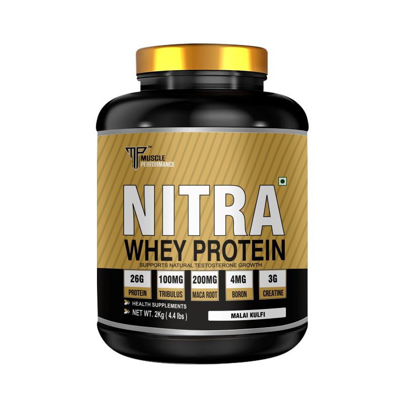 Muscle performance Nitra Whey  Protein 2kg 4.4lbs