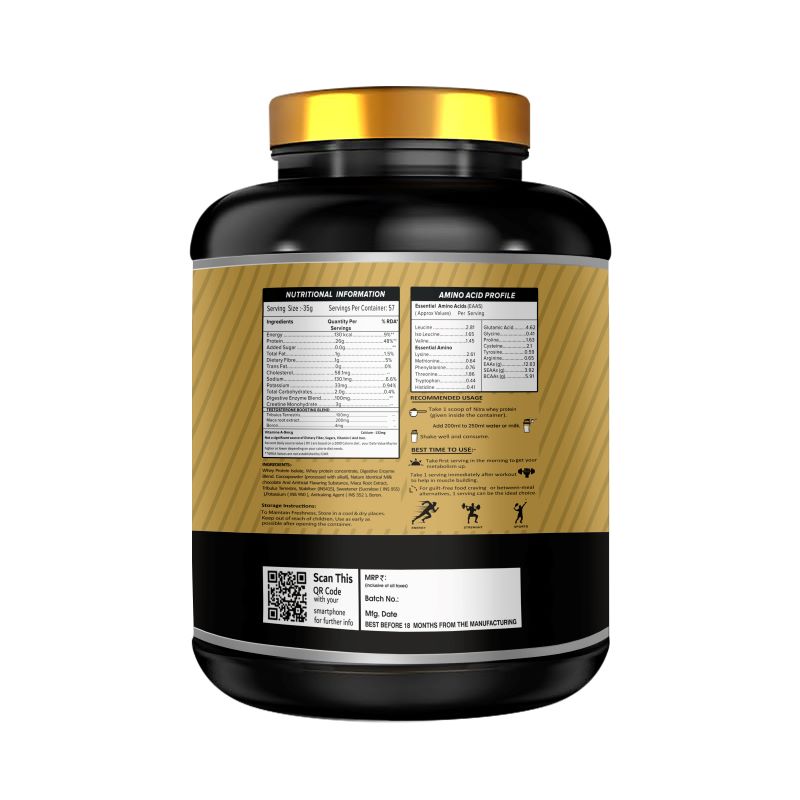 Muscle performance Nitra Whey  Protein 2kg 4.4lbs