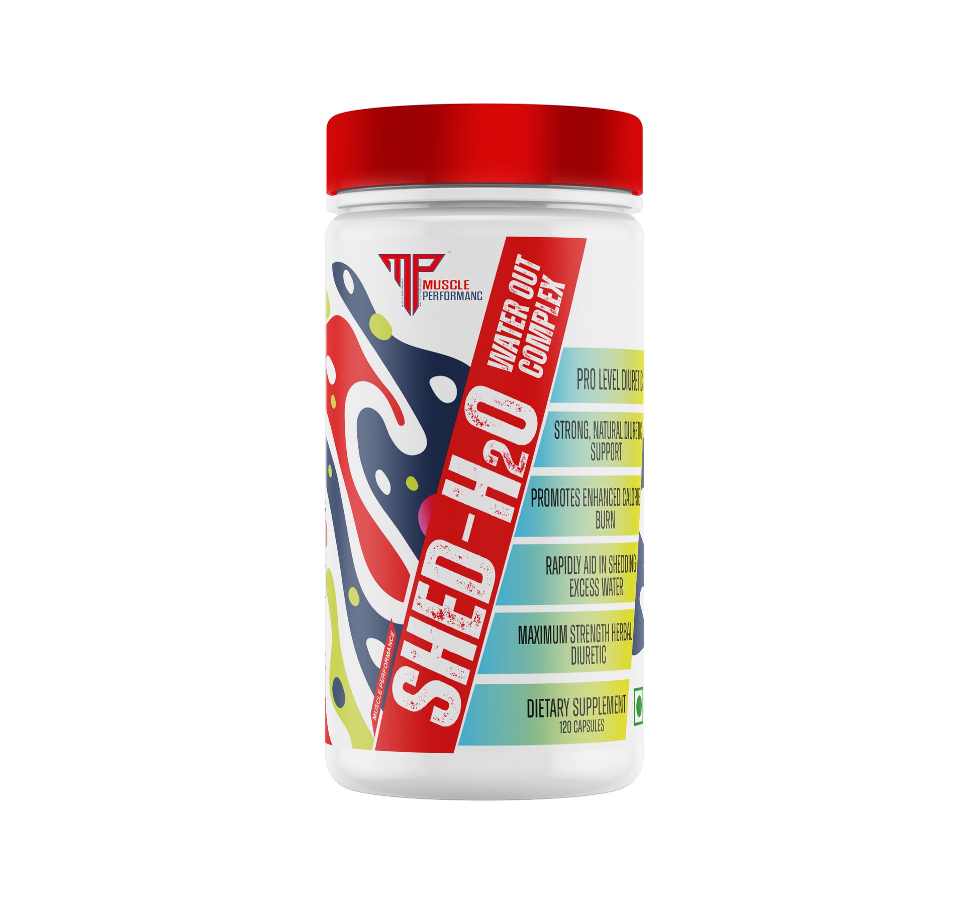 MUSCLE PERFORMANCE SHED H2O WATER OUT COMPLEX 120 CAPSULES ) - MUSCLE PERFORMANCE