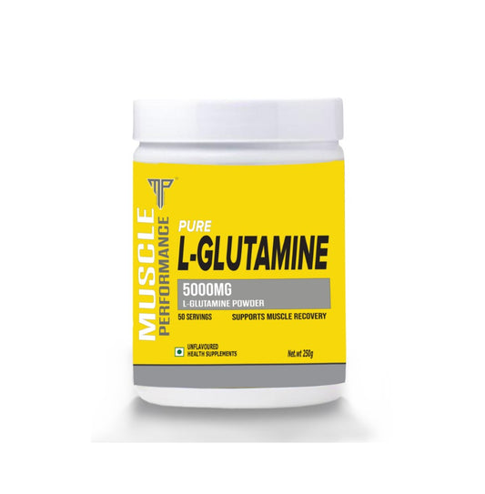 Muscle Performance Pure L-Glutamine  250gm, 50 Servings - Muscle Performance