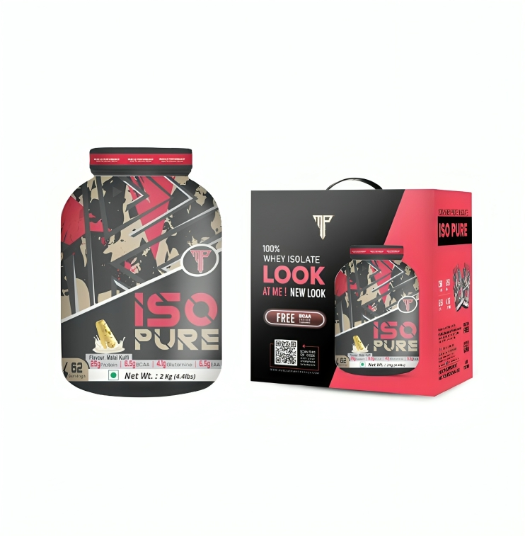 Muscle Performance iso Pure Whey Protein Isolate, 2kg 4.4lbs 62 Servings - Muscle Performance